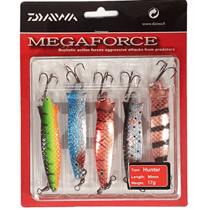 Daiwa Megaforce Hunter Lure Kit 5pk