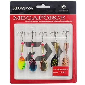 Daiwa Megaforce Spincaster 3 5pk
