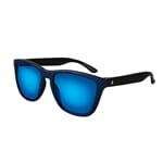 Sølvkroken Solbriller Gløtt Havplast Matte Black/Blue Carbon