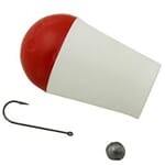 Sølvkroken Andersduppen med krok og  35g