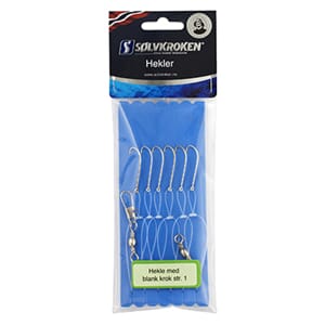 Sølvkroken Hekle med blank krok