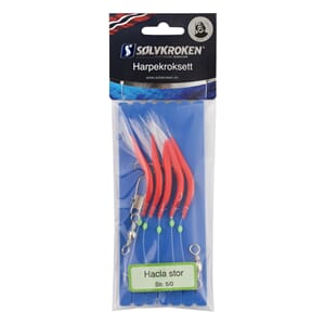 Sølvkroken Harpekroksett Hacla stor
