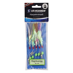 Sølvkroken Harpekroksett Regnbuerigg