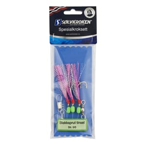 Sølvkroken Spesialkroksett Blekksprut tinsel