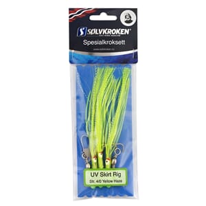 Sølvkroken Spesialkroksett UV Skirt Rig YH