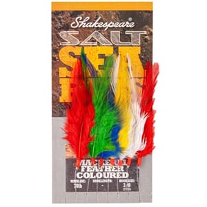 Shakespeare Salt Sea Rigs Mackerel Feather Coloured