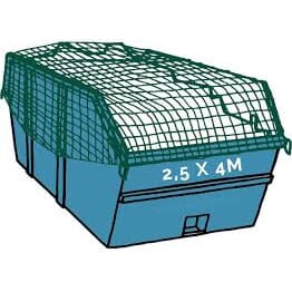 Contaiernett 50mm maske m/rammetau